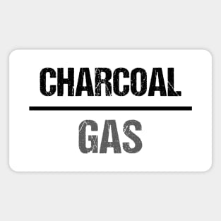 Charcoal Over Gas BBQ Magnet